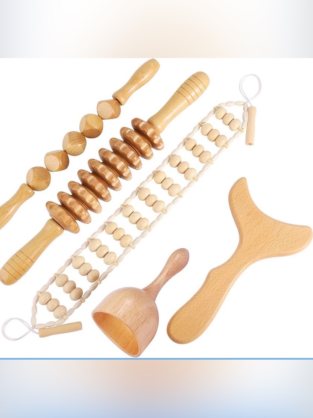 Wood Therapy Massage Tools Professional 5pcs Maderoterapia Kit